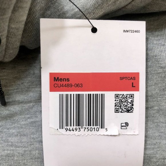 Nike Men's Tech Fleece Full Zip Grey Hooded Jacket CU4489-063 Multi Size - Picture 4 of 10